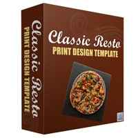 Classic Resto Print Design Template