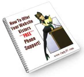 How To Offer Your Website Visitors FREE Phone Support