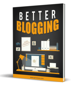 Alternative view of Better Blogging
