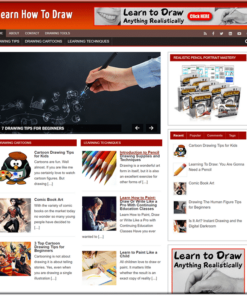 Learn To Draw PLR Site