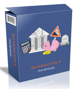 Bankruptcy PLR Articles