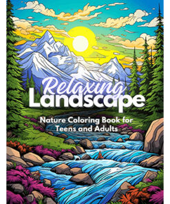 Relaxing Lanscape – Nature Coloring Book