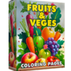 Fruit and Vegetable Coloring Pages (Printable)