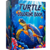 Turtle Coloring Book Sheets for Kids