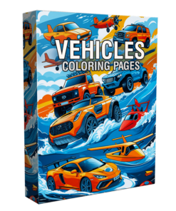 Vehicle Coloring Pages for Kids
